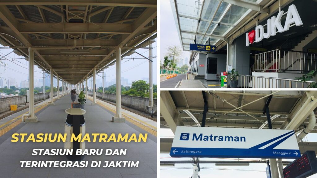 Stasiun Matraman di Jakarta Timur