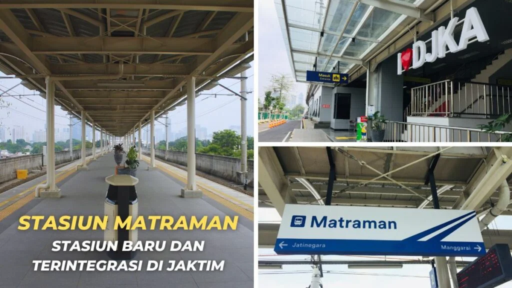 Stasiun Matraman di Jakarta Timur