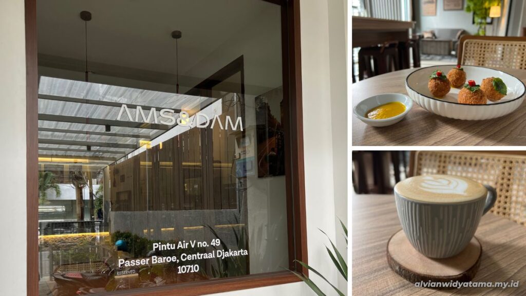 AMS&DAM Coffee Shop di Pasar Baru, Jakarta