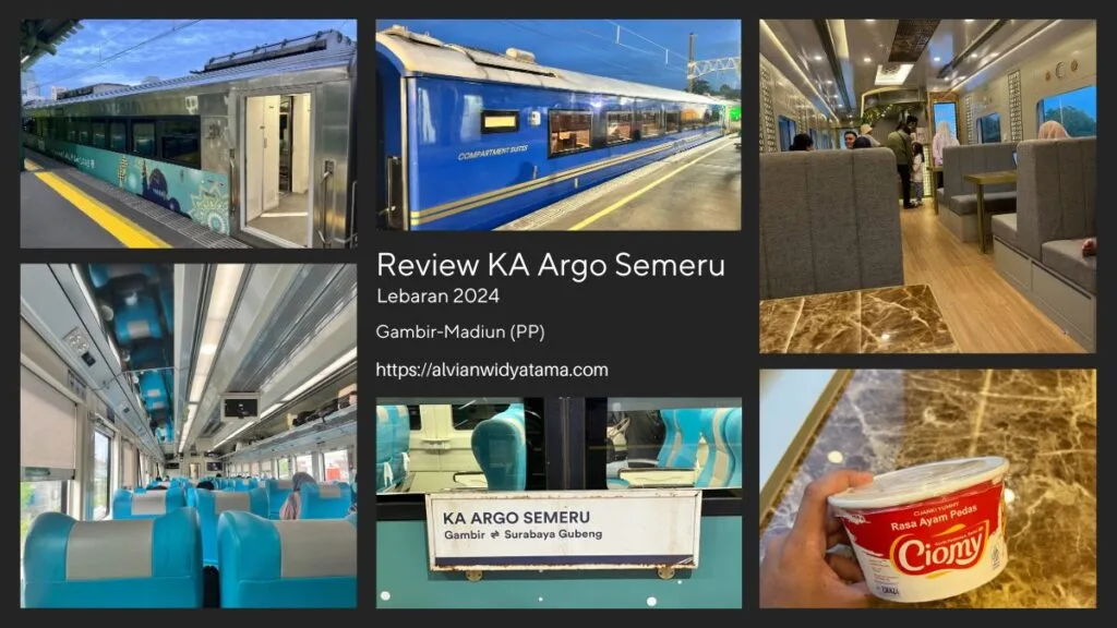 Review KA Argo Semeru Kelas Eksekutif, Edisi Lebaran 2024 (Gambir-Madiun PP)