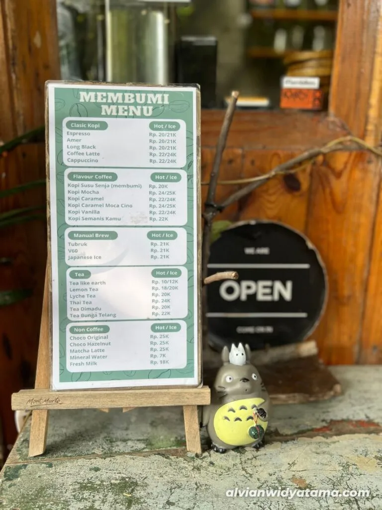 Menu Membumi Kopi - alvianwidyatama.com