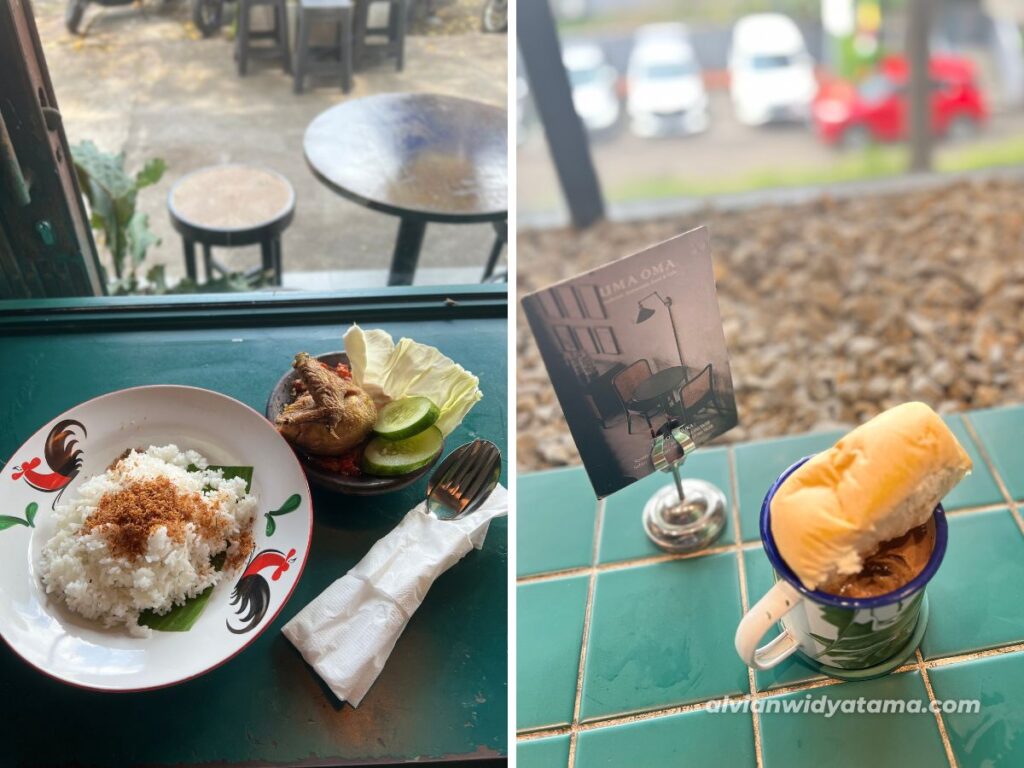 Jajal Kuliner Viral Blok M (Part 1) 5 Nasi Ayam Goreng Sambal Cobek Oma dan Es Susu Coklat Lokal - Uma Oma, Kuliner Viral Blok M