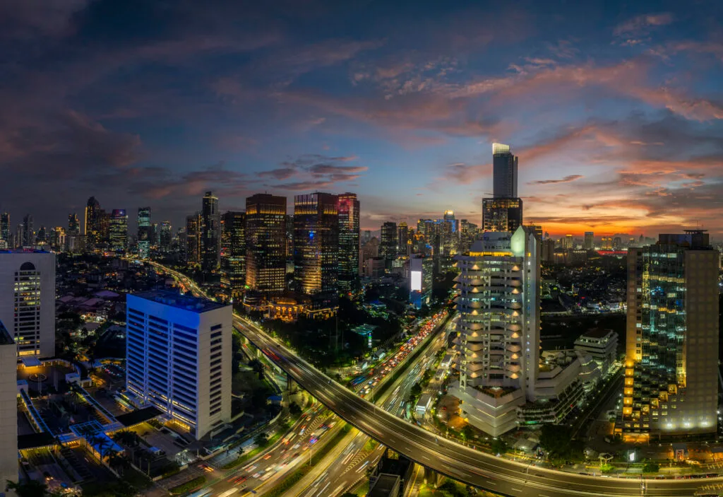 Ilustrasi gedung perkantoran di Jakarta. Salah satu gedung yang ada di area ini yaitu RDTX Square.