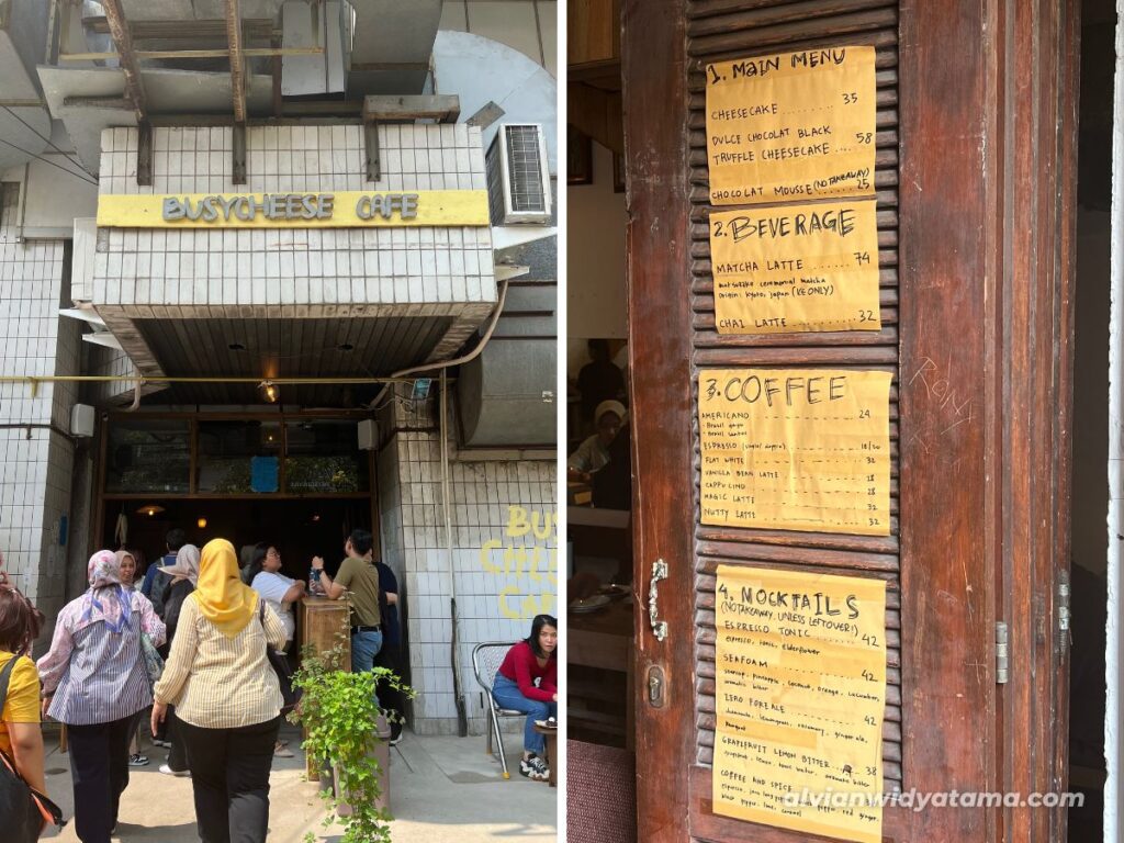 Jajal Kuliner Viral Blok M (Part 2) 9 Busy Cheese Cafe, salah satu rekomendasi kuliner Blok M yang bisa kalian kunjungi saat di Blok M.