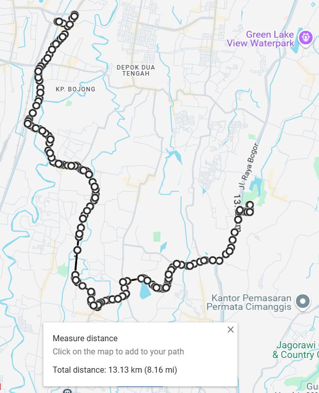 Review Naik Angkot AC Depok 4 Gambaran rute angkot Mikrotrans Depok (Angkot AC Depok) trayek D.10A