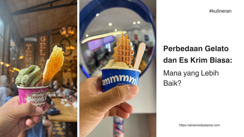 Perbedaan Gelato dan Es Krim
