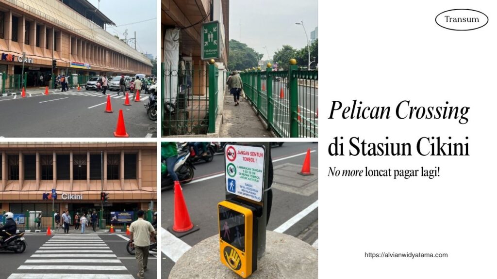 Telah Hadir Pelican Crossing di Stasiun Cikini