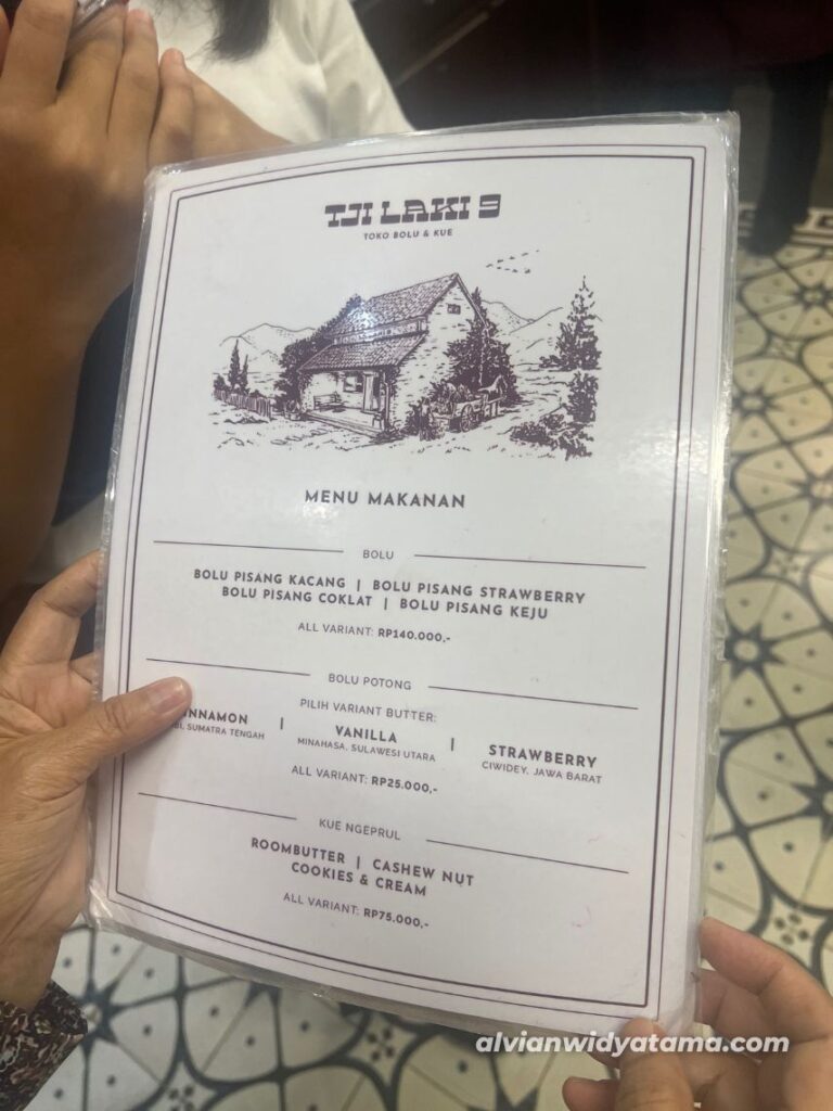 Tjilaki 9: Alternatif Oleh-oleh Bandung Selain Pisang Bolen 4 Menu Tjilaki 9 Bandung