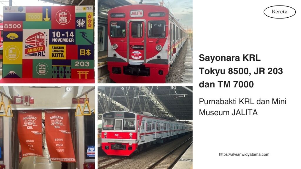 Sayonara KRL Tokyu 8500, JR 203, TM 7000