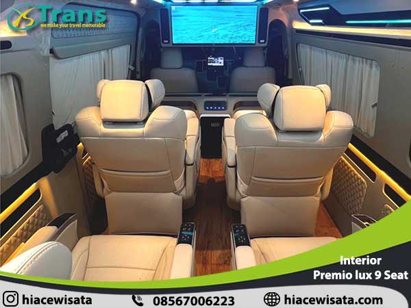 Keuntungan Sewa Hiace Premio Luxury untuk Perjalanan Mudik Lebaran Jarak Jauh 4 Interior - Sewa Mobil Hiace Premio Luxury