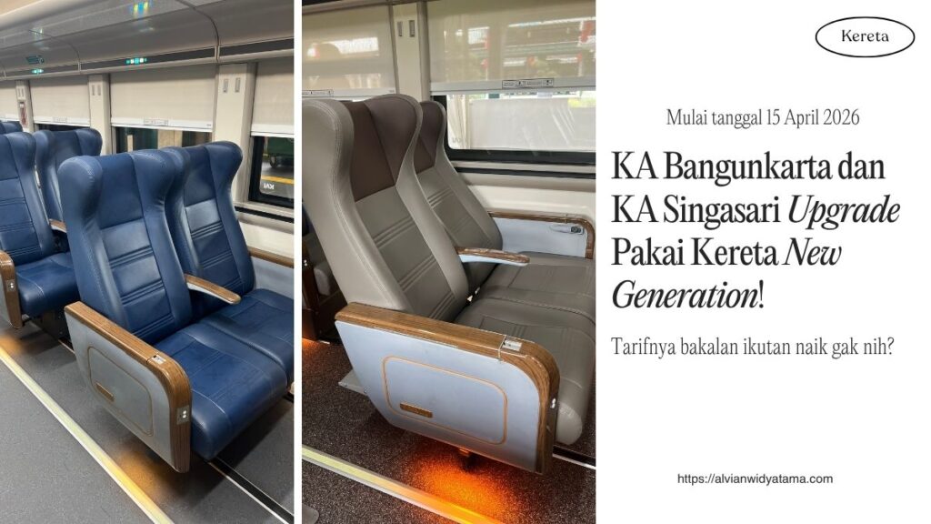 KA Bangunkarta dan Singasari Upgrade Rangkaian Kereta Jadi New Generation! 1 KA Bangunkarta dan KA Singasari New Generation