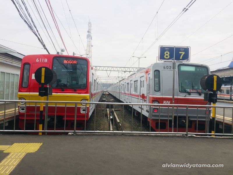 Peron Stasiun Bogor - Foto bulan Maret 2022
