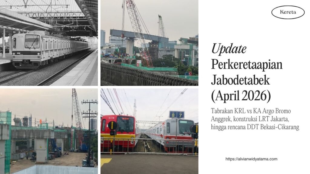 Update Perkeretaapian Jabodetabek April 2026