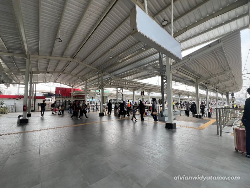 Hall Stasiun Bogor terbaru setelah perpanjangan peron selesai (2026)